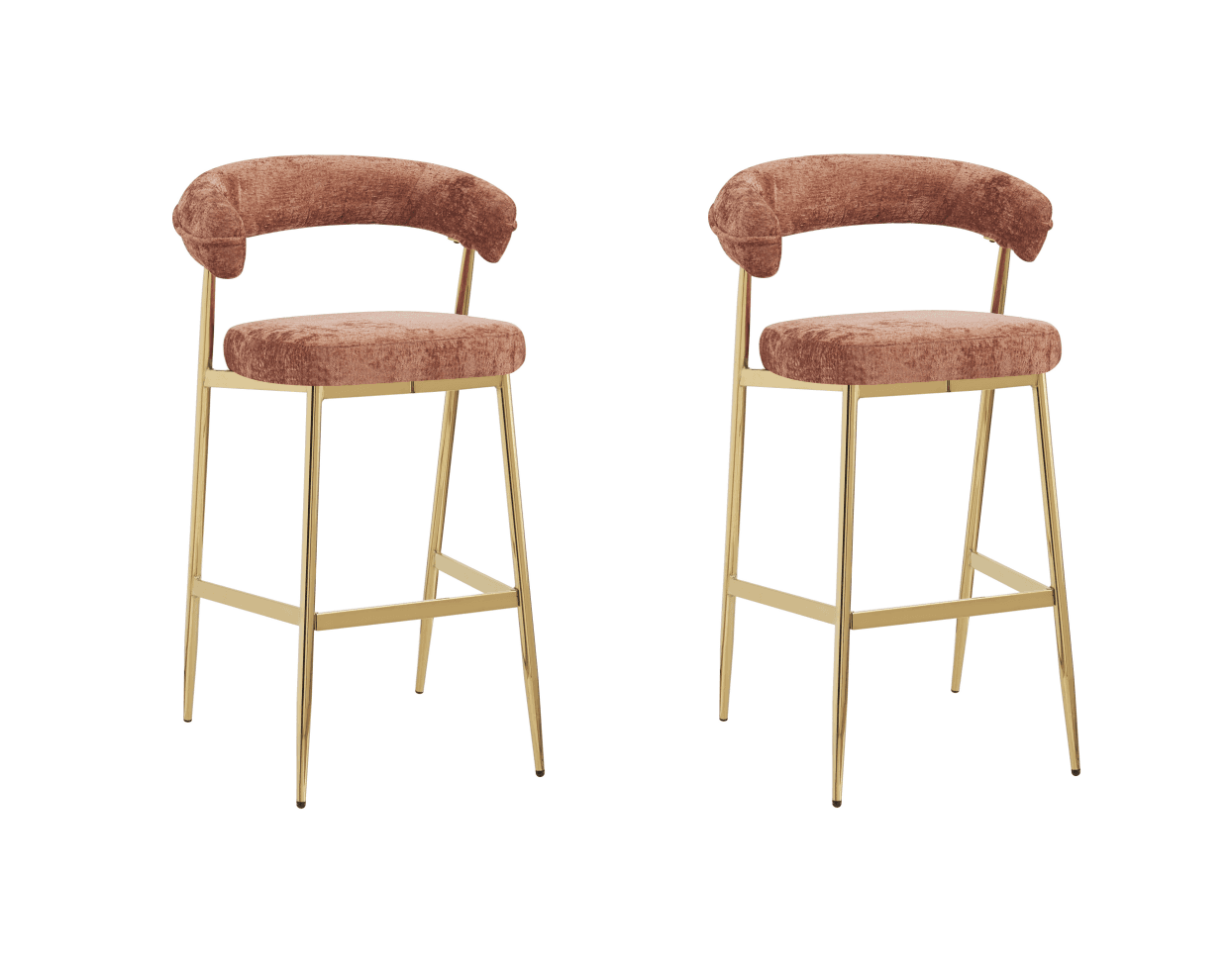 Комплект стульев «Ангела» (4 шт.), коралловый